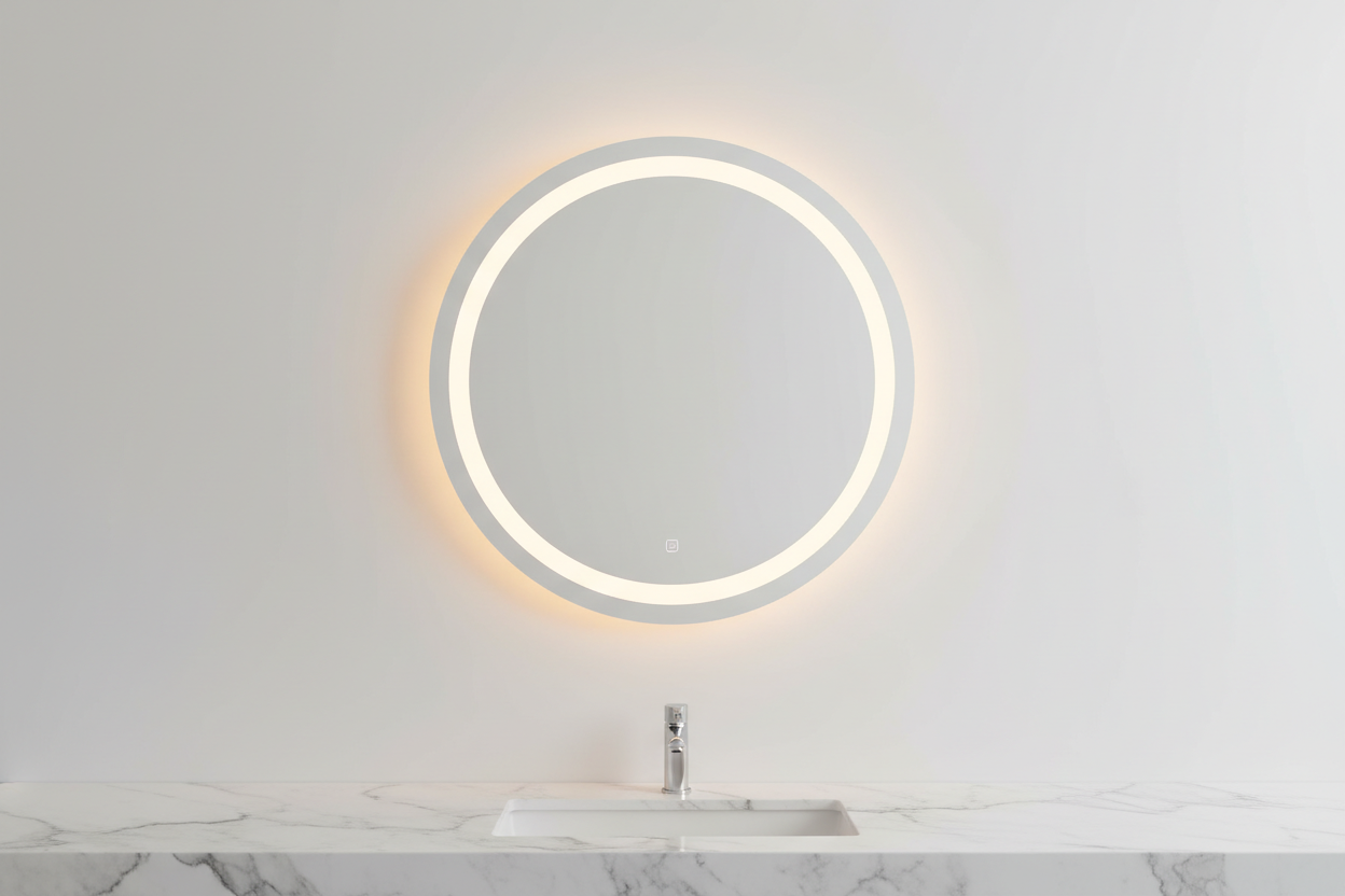 Halo Light Mirror
