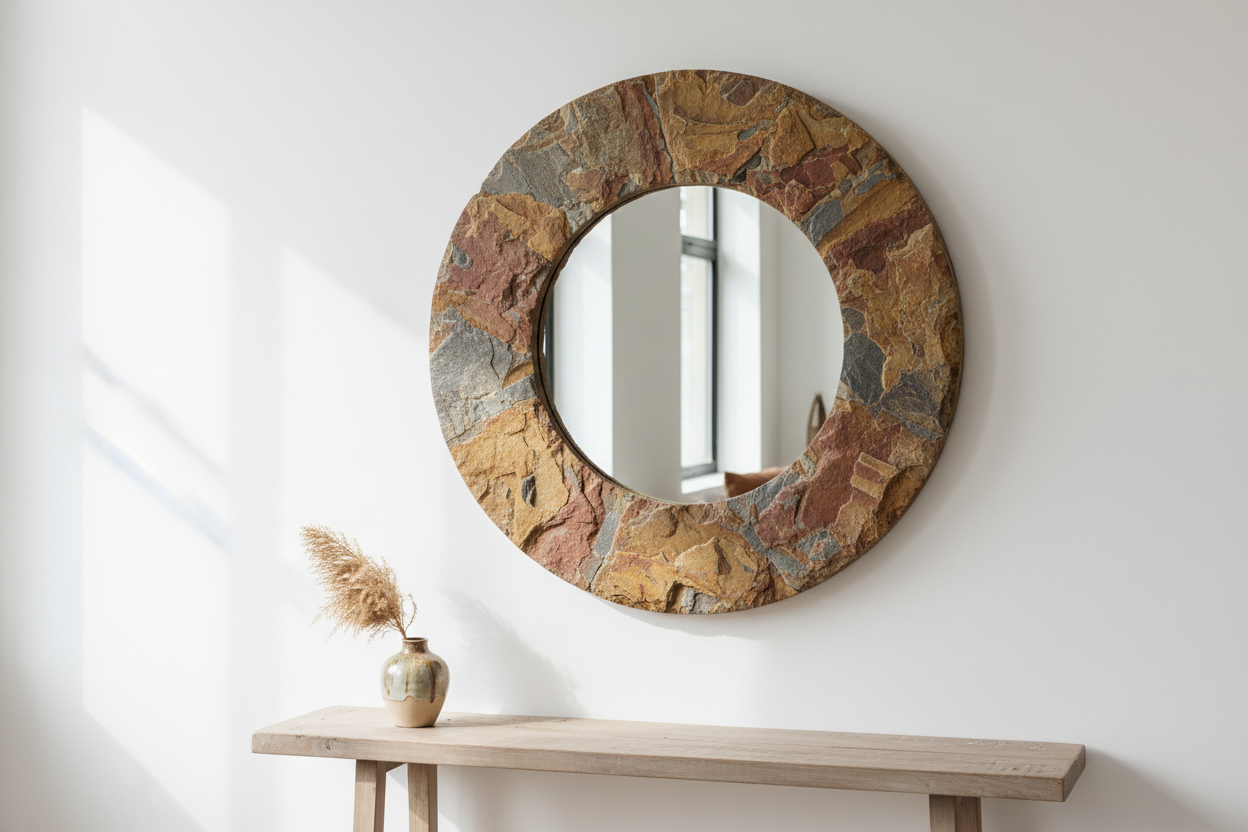 Terra Round Mirror